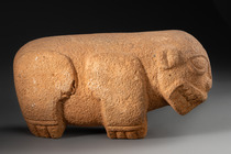 Large jaguar effigy, ca. 500 - 1000 AD, Costa Rica, Chiriquí / Diquís, Size: H: 20,5 cm L: 39 cm (H: 8.1 inch L: 15.4 inch), ID: 3053000 - 3/6