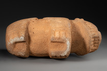 Large jaguar effigy, ca. 500 - 1000 AD, Costa Rica, Chiriquí / Diquís, Size: H: 20,5 cm L: 39 cm (H: 8.1 inch L: 15.4 inch), ID: 3053000 - 5/6