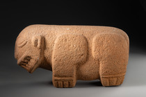 Large jaguar effigy, ca. 500 - 1000 AD, Costa Rica, Chiriquí / Diquís, Size: H: 20,5 cm L: 39 cm (H: 8.1 inch L: 15.4 inch), ID: 3053000 - 6/6