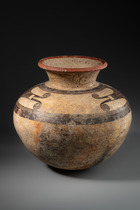 Pot ventru, Veraguas, Pré-Coclé, Phase IV, env. 500 - 800 apr. J.-C., Panama, Gran Coclé, Péninsule d'Azuero, Veraguas, Taille: H: 32 cm (H: 12.6 inch), ID: 3053003 - 3/6