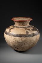 Pot ventru, Veraguas, Pré-Coclé, Phase IV, env. 500 - 800 apr. J.-C., Panama, Gran Coclé, Péninsule d'Azuero, Veraguas, Taille: H: 32 cm (H: 12.6 inch), ID: 3053003 - 4/6