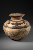 Pot ventru, Veraguas, Pré-Coclé, Phase IV, env. 500 - 800 apr. J.-C., Panama, Gran Coclé, Péninsule d'Azuero, Veraguas, Taille: H: 32 cm (H: 12.6 inch), ID: 3053003 - 6/6