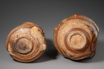 Two figural vases, Early Coclé, ca. 450 - 980 AD, Panama, Gran Coclé, Size: H: 32 cm & 36 cm (H: 12.6 inch & 14.2 inch), ID: 3053014 - 5/6
