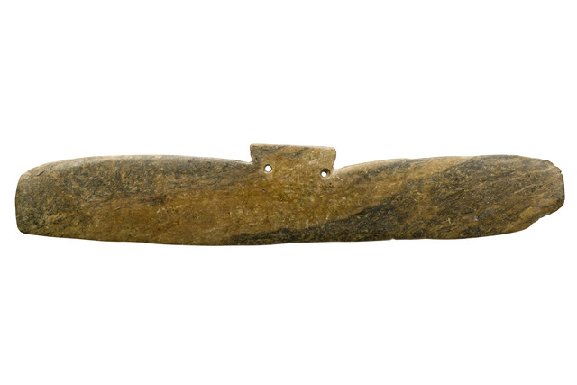 Pectoral in the shape of a bat , ca. 900 - 1200 AD, Colombia, Tairona, Size: L: 45 cm, H: 8 cm (L: 17.7 inch, H: 3.1 inch), ID: 3053015