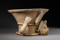 Récipient à encens, période tardive classique, env. 600 - 900 apr. J.-C., Mexique, Maya, Taille: H: 21,5 cm (H: 8.5 inch), ID: 3053024 - 4/6