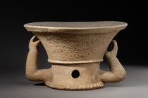 Récipient à encens, période tardive classique, env. 600 - 900 apr. J.-C., Mexique, Maya, Taille: H: 21,5 cm (H: 8.5 inch), ID: 3053024 - 6/6