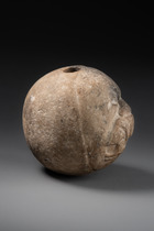 Spherical jaguar stone head, ca. 1200 - 400 BC, Mexico, Olmec, Size: D: 8,5 cm (D: 3.3 inch), ID: 3053030 - 3/7