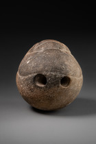 Spherical jaguar stone head, ca. 1200 - 400 BC, Mexico, Olmec, Size: D: 8,5 cm (D: 3.3 inch), ID: 3053030 - 5/7