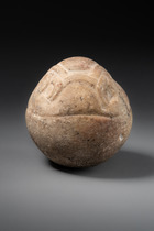 Spherical jaguar stone head, ca. 1200 - 400 BC, Mexico, Olmec, Size: D: 8,5 cm (D: 3.3 inch), ID: 3053030 - 6/7