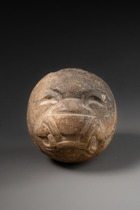 Spherical jaguar stone head, ca. 1200 - 400 BC, Mexico, Olmec, Size: D: 8,5 cm (D: 3.3 inch), ID: 3053030 - 7/7
