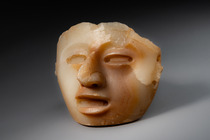 Masque anthropomorphe, période classique, 200 - 650 apr. J.-C., Mexique, Teotihuacan, Taille: H: 12,5 cm B: 16,5 cm (H: 4.9 inch B: 6.5 inch), ID: 3053034 - 2/4