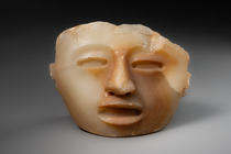 Masque anthropomorphe, période classique, 200 - 650 apr. J.-C., Mexique, Teotihuacan, Taille: H: 12,5 cm B: 16,5 cm (H: 4.9 inch B: 6.5 inch), ID: 3053034 - 4/4
