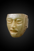 Face / effigy, Middle Classic, ca. 200 - 550 AD, Mexico, Teotihuacan, Size: M: 20,5 cm x 21 cm (M: 8.1 inch x 8.3 inch), ID: 3053036 - 5/5