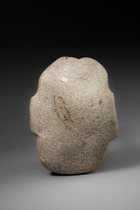 Anthropomorphic mask, 400 - 100 BC, Mexiko, Guerrero, Chontal, Size: H: 10,8 cm (H: 4.3 inch), ID: 3053043 - 3/4