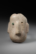 Anthropomorphic mask, 400 - 100 BC, Mexiko, Guerrero, Chontal, Size: H: 10,8 cm (H: 4.3 inch), ID: 3053043 - 4/4