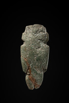 Idol, 300 - 100 BC, Mexico, Guerrero, Mezcala, Size: H: 12 cm (H: 4.7 inch), ID: 3053064 - 3/3