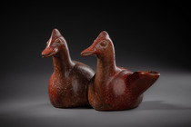 Double duck vessel, Protoclassic, ca. 100 BC - 250 AD, Mexico, Colima, Size: H: 14,2 cm x 23,5 cm (H: 5.6 inch x 9.3 inch), ID: 3053072 - 2/6