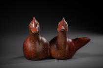 Double duck vessel, Protoclassic, ca. 100 BC - 250 AD, Mexico, Colima, Size: H: 14,2 cm x 23,5 cm (H: 5.6 inch x 9.3 inch), ID: 3053072 - 6/6