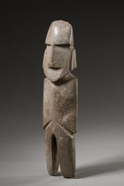 Idol, ca. 500 - 200 v.Chr., Mexiko, Mezcala, Größe: H: 19,8 cm (H: 7.8 inch), ID: 3053023 - 2/4