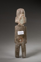 Idol, ca. 500 - 200 v.Chr., Mexiko, Mezcala, Größe: H: 19,8 cm (H: 7.8 inch), ID: 3053023 - 3/4