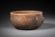 Schale mit anthropomorphem Gesicht, vorklassische Periode,  250 v.Chr.-250 n. Chr., Mexiko, Maya, Größe: D: 17,2 cm (D: 6.8 inch), ID: 3052930 - 3/6