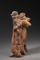 Couple, Protoclassic, ca. 100 BC - 250 AD, Mexico, Jalisco, Size: M: 20,8 cm x 21,4 cm (M: 8.2 inch x 8.4 inch), ID: 3053067 - 2/6