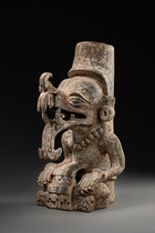 Urne, ca. 450 - 650 n.Chr., Mexiko, Zapoteken, Größe: H: 34,3 cm (H: 13.5 inch), ID: 3053088 - 2/6