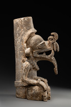 Urne, ca. 450 - 650 n.Chr., Mexiko, Zapoteken, Größe: H: 34,3 cm (H: 13.5 inch), ID: 3053088 - 3/6
