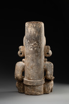 Urne, ca. 450 - 650 n.Chr., Mexiko, Zapoteken, Größe: H: 34,3 cm (H: 13.5 inch), ID: 3053088 - 4/6