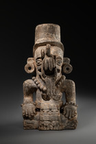 Urne, ca. 450 - 650 n.Chr., Mexiko, Zapoteken, Größe: H: 34,3 cm (H: 13.5 inch), ID: 3053088 - 6/6
