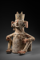 Brûle-parfum "xantil", période postclassique tardive, vers 1200–1521 apr. J.-C., Mexique, Mixteca-Puebla, Taille: H: 41 cm (H: 16.1 inch), ID: 3053089 - 2/5