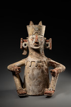 Brûle-parfum "xantil", période postclassique tardive, vers 1200–1521 apr. J.-C., Mexique, Mixteca-Puebla, Taille: H: 41 cm (H: 16.1 inch), ID: 3053089 - 5/5