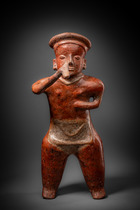 Stehende männliche Figur, Protoklassik, ca. 100 v.Chr. - 250 n.Chr., Mexiko, Jalisco, Größe: H: 53,5 cm (H: 21.1 inch), ID: 3053090 - 5/5