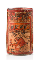Vase, Late Classic, ca. 600 - 900 AD, Mexico, Maya, Size: H: 19,6 cm (H: 7.7 inch), ID: 3053093 - 2/7