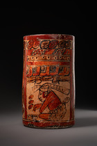 Vase, Late Classic, ca. 600 - 900 AD, Mexico, Maya, Size: H: 19,6 cm (H: 7.7 inch), ID: 3053093 - 3/7