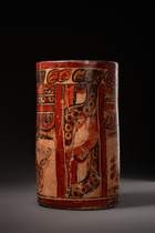 Vase, Late Classic, ca. 600 - 900 AD, Mexico, Maya, Size: H: 19,6 cm (H: 7.7 inch), ID: 3053093 - 4/7