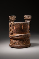 Drinking cup, ca. 400 - 600 AD, Peru, Moche / Huari, Size: H: 13 cm (H: 5.1 inch), ID: 3053096 - 4/6