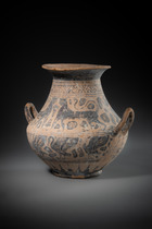 Large two-handled vase, Late Italo-Corinthian, ca. 600 BC, Italo-Corinthian, Size: H: 25 cm (H: 9.8 inch), ID: 3053099 - 2/6