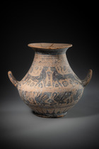 Large two-handled vase, Late Italo-Corinthian, ca. 600 BC, Italo-Corinthian, Size: H: 25 cm (H: 9.8 inch), ID: 3053099 - 6/6