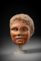 Tête de jeune homme, période classique à hellénistique précoce, env. 5e - 4e siècle av. J.-C., Grec, Taille: H: 18 cm (H: 7.1 inch), ID: 3053100 - 5/5