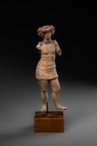 Fragmentierte anthropomorphe Figur, 4. - 2. Jh. v.Chr., Griechisch / Hellenistisch, Tanagra / Böotien, Größe: H: 17,2 cm (H: 6.8 inch), ID: 3053607 - 2/5