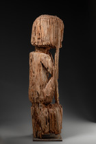Figure accroupie, Vietnam, Jarai (Jorai / Gia Rai), Taille: H: 85 cm (H: 33.5 inch), ID: 3053179 - 3/5