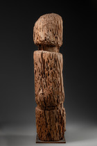 Figure accroupie, Vietnam, Jarai (Jorai / Gia Rai), Taille: H: 85 cm (H: 33.5 inch), ID: 3053179 - 4/5