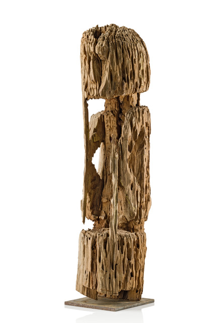 Crouching figure, Vietnam, Jarai (Jorai / Gia Rai), Size: H: 85 cm (H: 33.5 inch), ID: 3053179