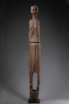 Anthropomorphic grave figure, Vietnam, Jarai (Jorai / Gia Rai), Size: H: 166 cm (H: 65.4 inch), ID: 3053178 - 2/5