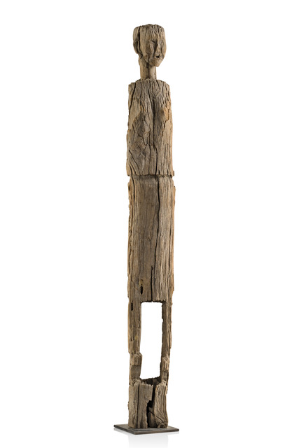 Anthropomorphic grave figure, Vietnam, Jarai (Jorai / Gia Rai), Size: H: 166 cm (H: 65.4 inch), ID: 3053178
