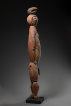 Figure of an ancestor or clan spirit "nggwalndu", Papua New Guinea, Abelam, Size: H: 111 cm (H: 43.7 inch), ID: 3053180 - 3/5