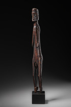 Figure masculine d'ancêtre "kawe", Nouvelle-Guinée occidentale / Papouasie occidentale (Irian Jaya), Asmat, Taille: H: 42 cm (H: 16.5 inch), ID: 3053216 - 2/5