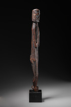 Figure masculine d'ancêtre "kawe", Nouvelle-Guinée occidentale / Papouasie occidentale (Irian Jaya), Asmat, Taille: H: 42 cm (H: 16.5 inch), ID: 3053216 - 3/5