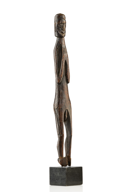Male ancestor figure "kawe", West New Guinea / West Papua (Irian Jaya), Asmat, Size: H: 42 cm (H: 16.5 inch), ID: 3053216
